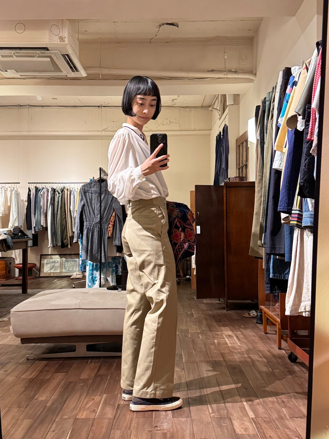 【Dead stock】1990's "Dickies"レディース ワークパンツ MADE IN USA