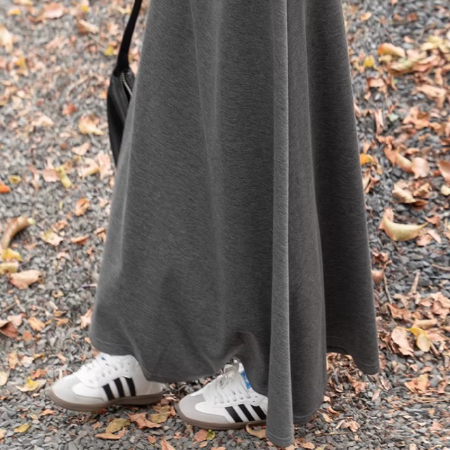 High waiststraight-leg hip-covering skirt(SN216)