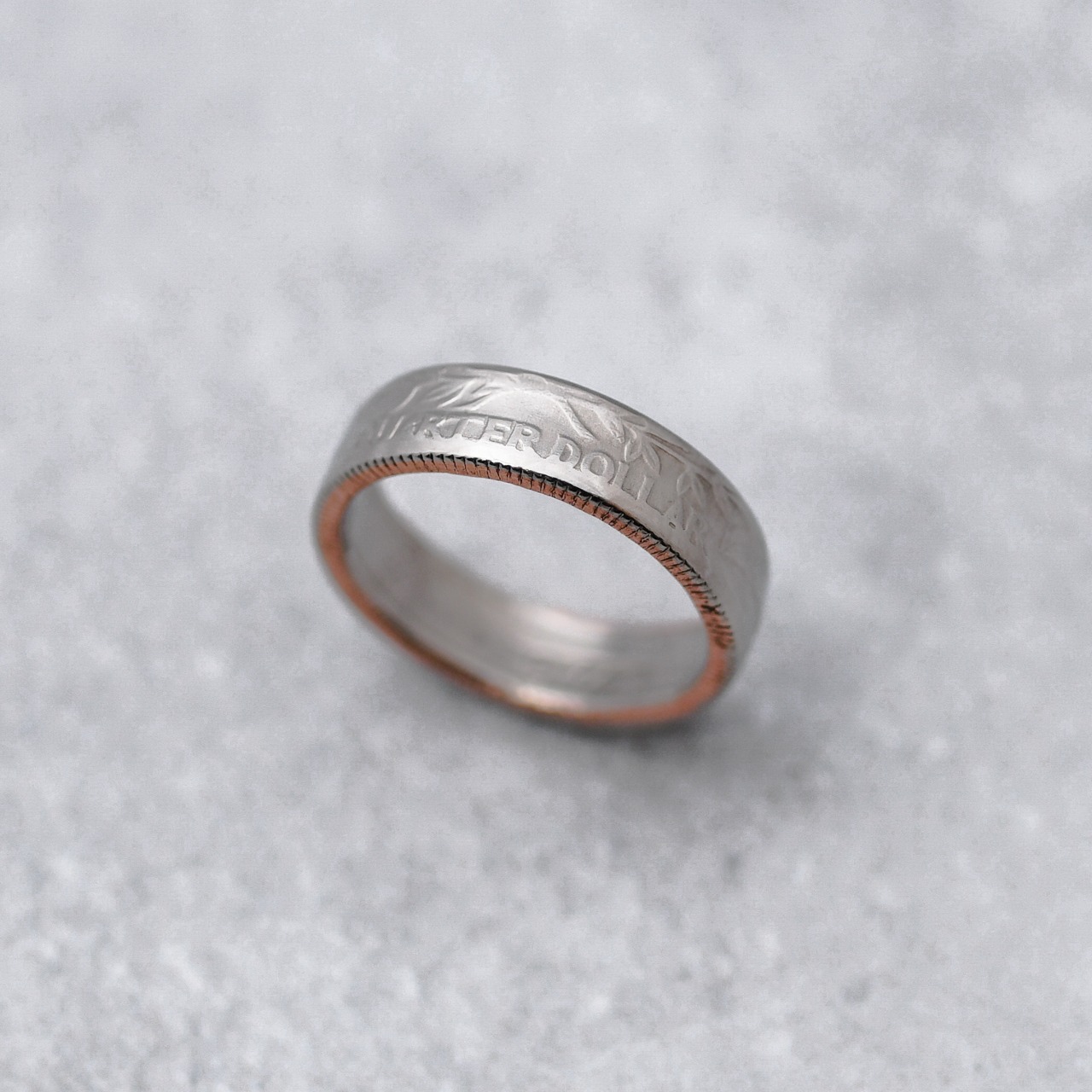 アメリカ 25セント コインリング｜AMERICA QUARTER DOLLAR COINRING