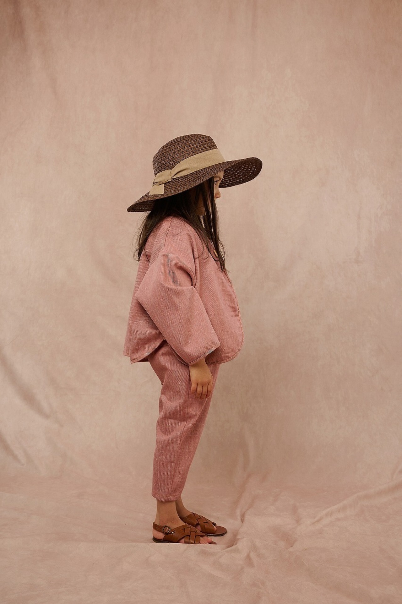 HELLOLUPO　BROOKS TROUSERS - PINK D(2(18-24m)-4-5y)