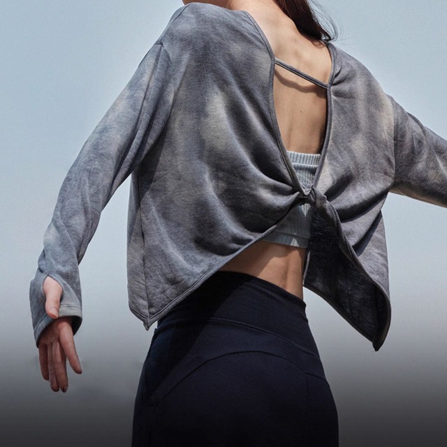 バックシャンデザイン オープンバック ダイタイトップス 1col　D00273