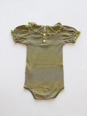 Misha すくな & Puff Hello Stripe ニット トップス 
