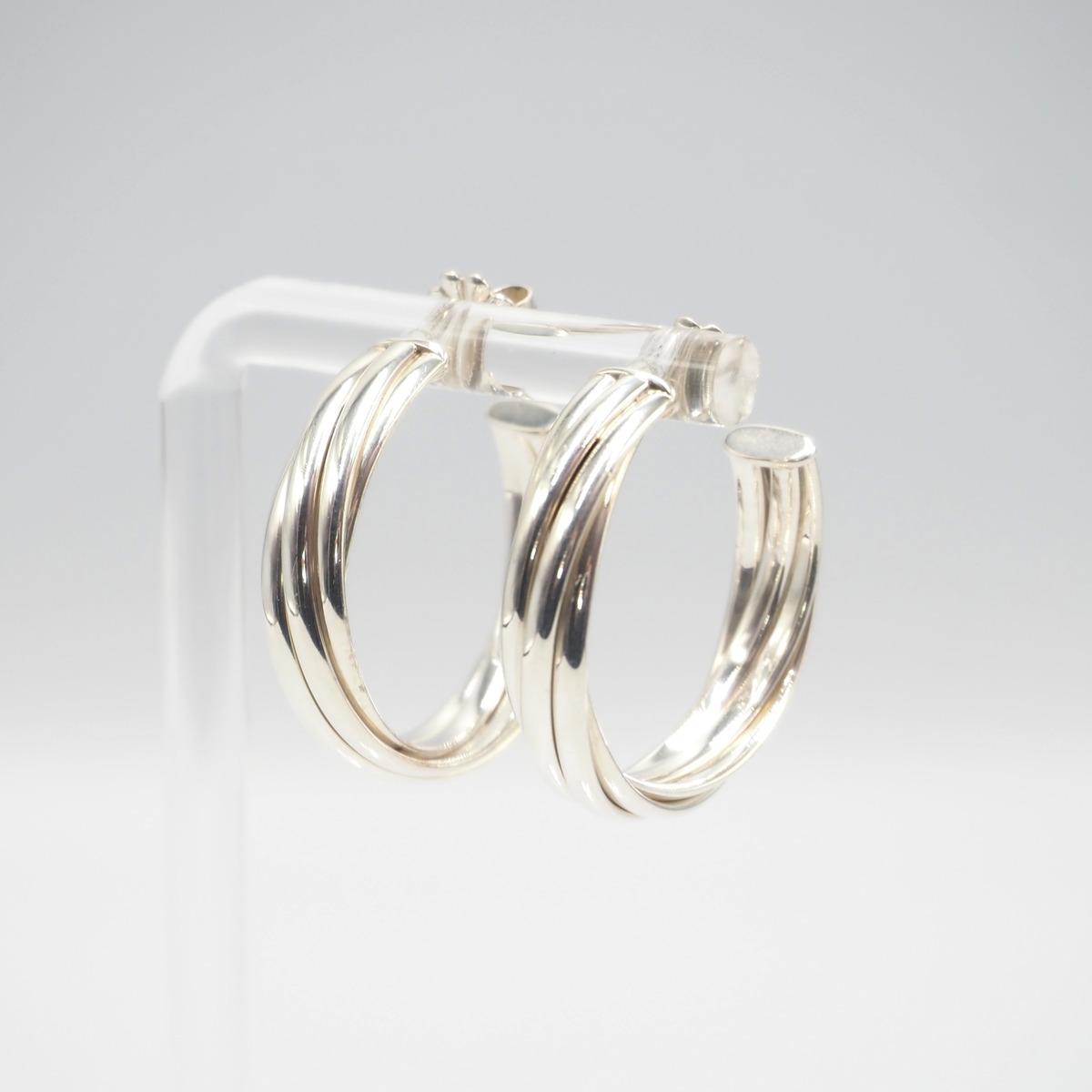 Tiffany&Co. パロマピカソ ツイスト フープ ピアス シルバー925 