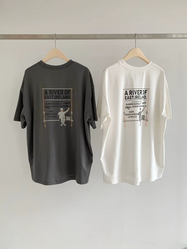 (予約) LIFFEY / Painting tee 2color