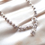 Facet Ball Chain Necklace(50cm)