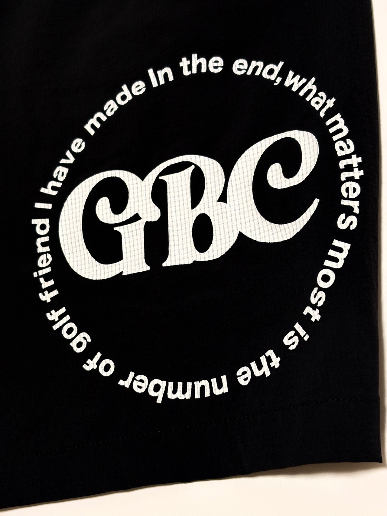 GOLF BOND CLUB CIRCLE SHORTS PANTS BLACK