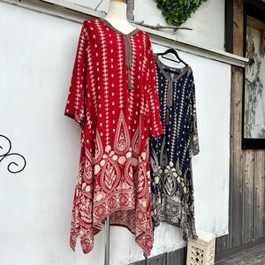 エスニックデザインチュニック