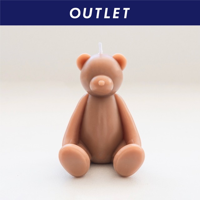 【OUTLET】BEAR CANDLE brown