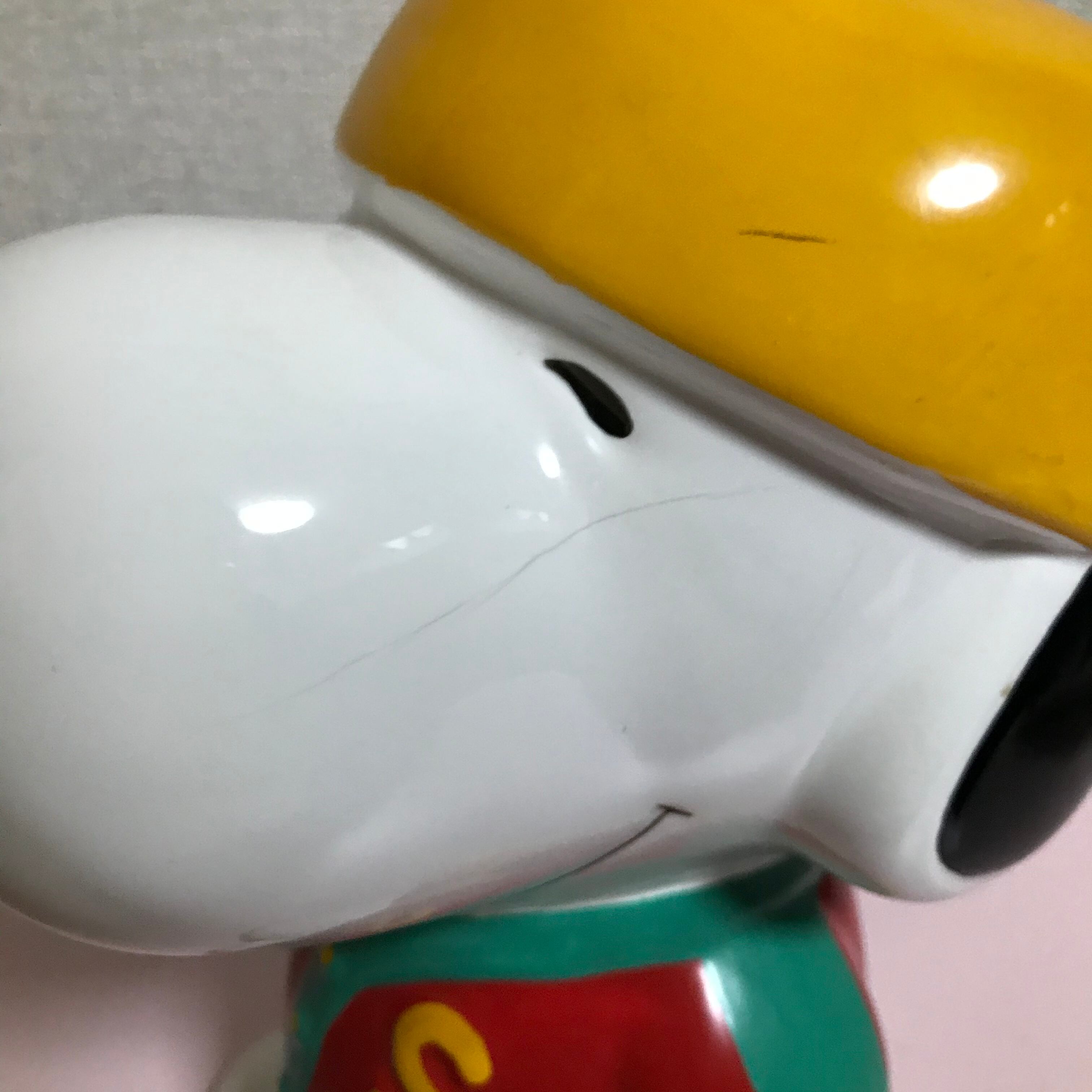 スヌーピー 貯金箱/コインバンク 陶器製 大きい Peanuts Snoopy Vintage Coinbank Ceramic