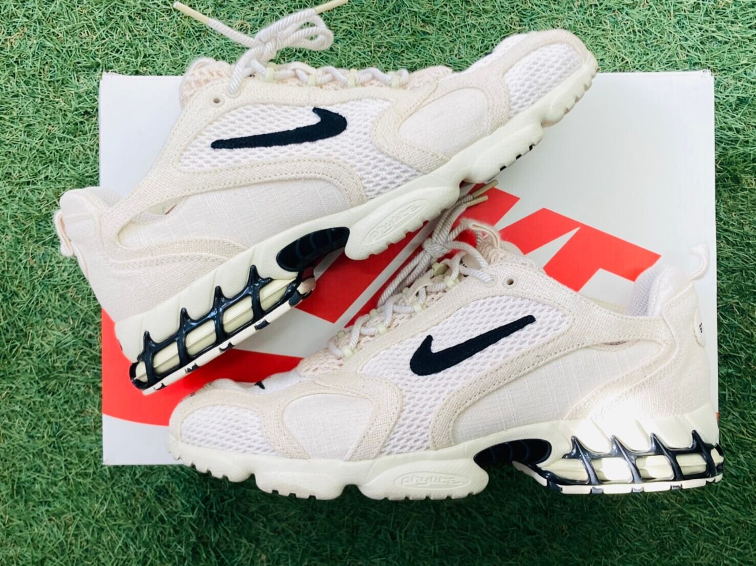 NIKE x STUSSY AIR ZM SPIRIDON CG 2 FOSSIL 30cm CQ5486-200 KA2197 