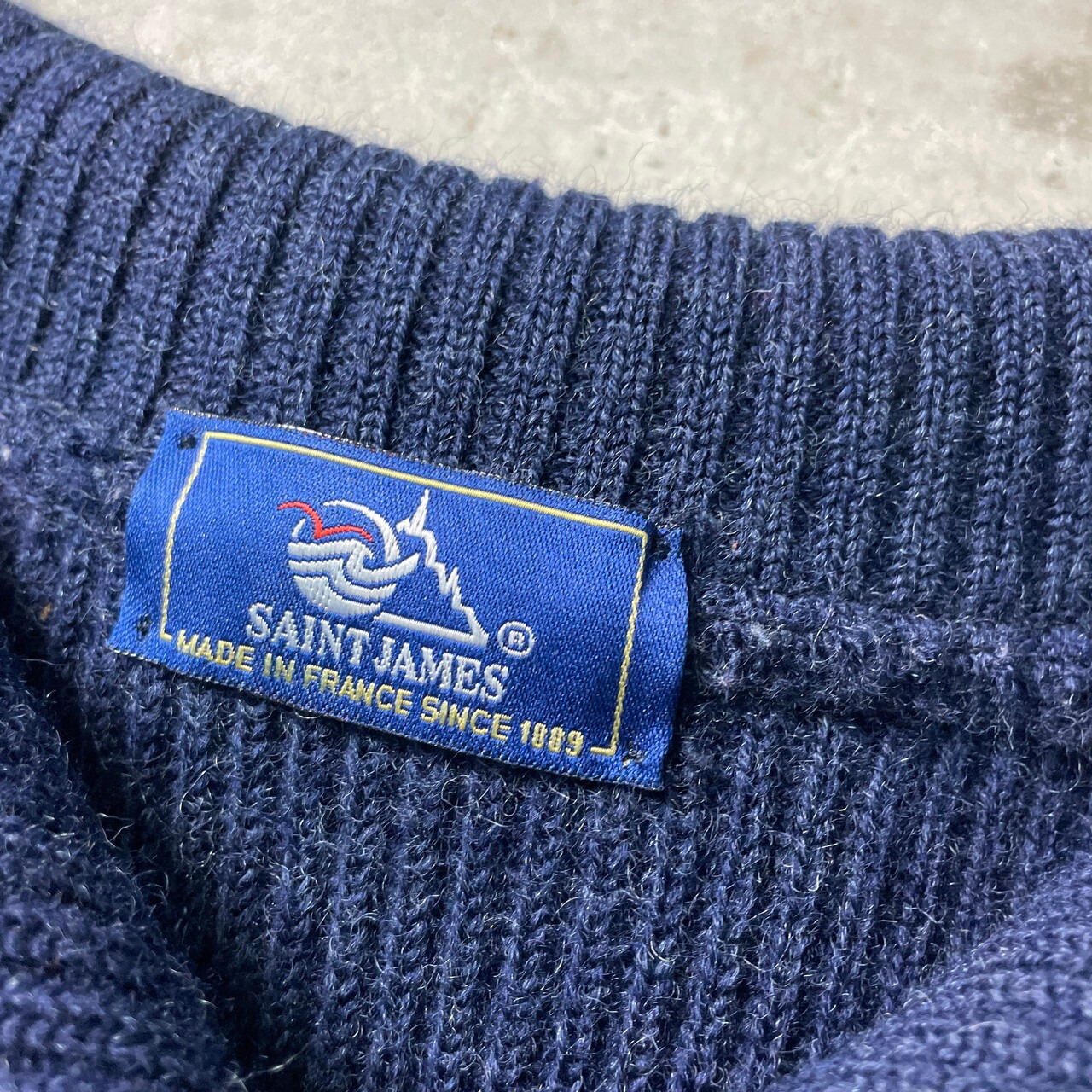 フランス製 SAINT JAMES セントジェームス ウールニットセーター 