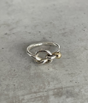 VINTAGE 90's TIFFANY&CO LOVE KNOT RING -18K-