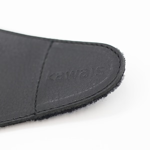 【kawais】 leather band<garbon>_black