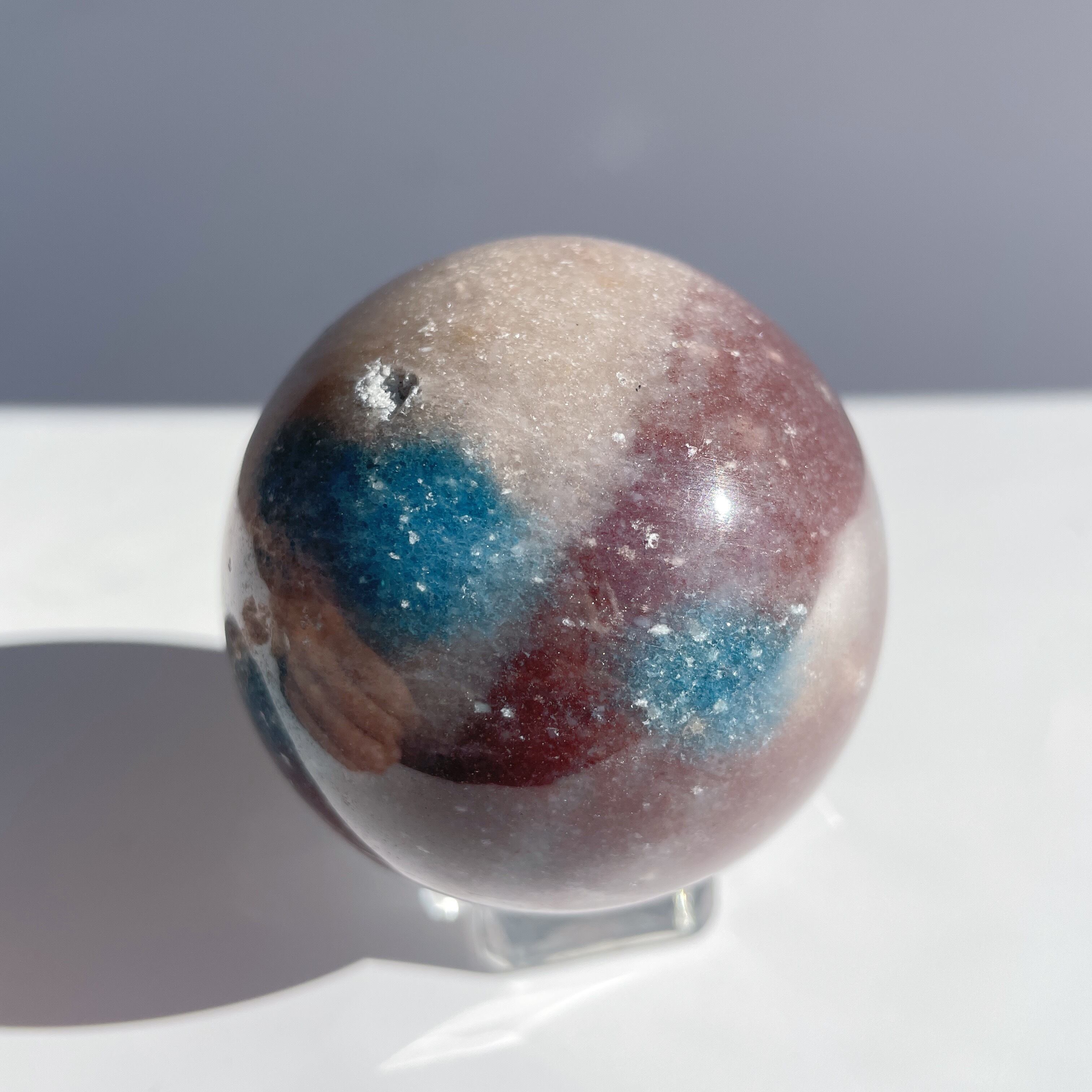 トロレアイトインクォーツ（トロール石）スフィア（丸玉）07