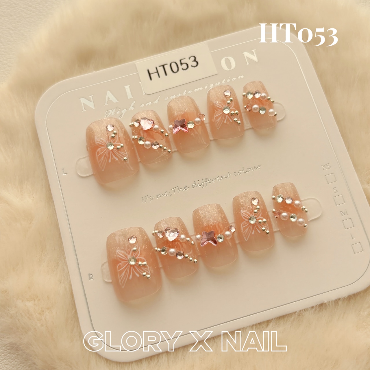 HT053 ネイルチップ サイズXS/S/M