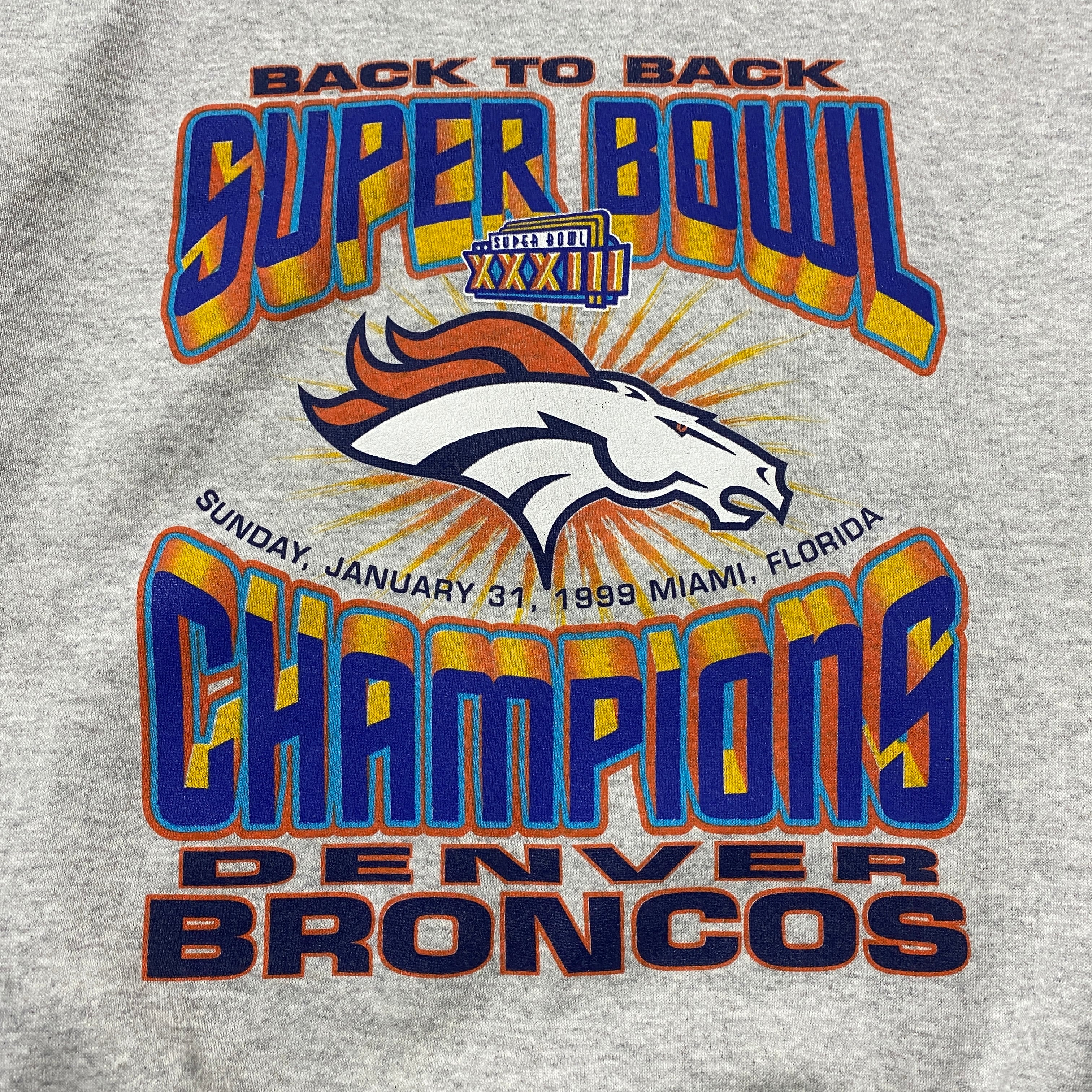 USA製】90's LOGO7 NFL DENVER BRONCOS デンバーブロンコス プリント