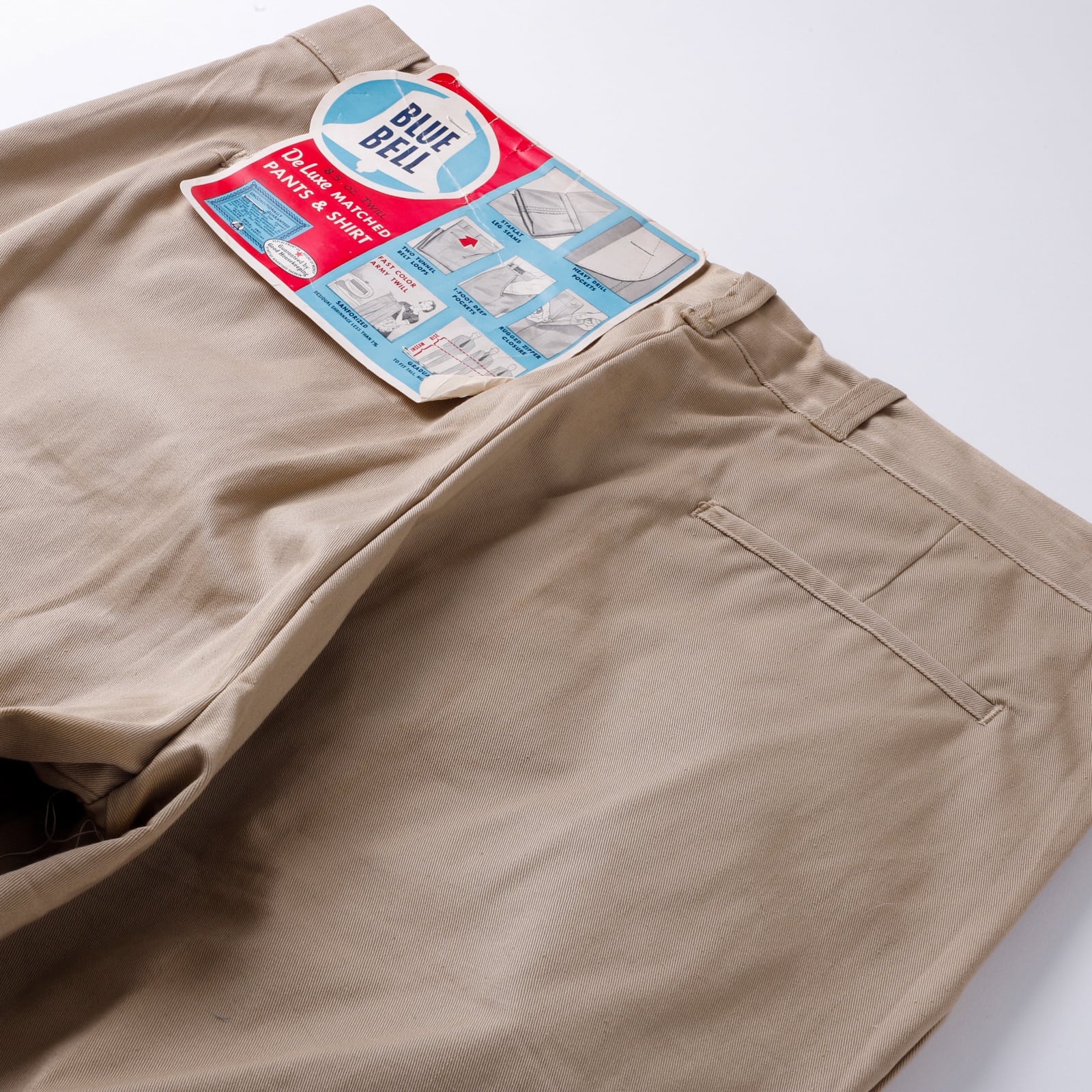 未使用】50s special vintage work chino pants trousers beige Made