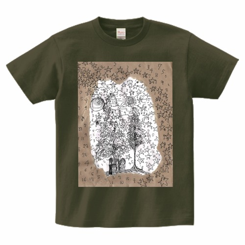 銀河tシャツ