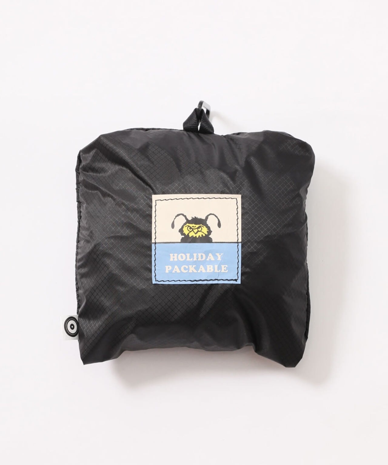 HOLIDAY】 holiday packable strap tote bag (black) | dros dro