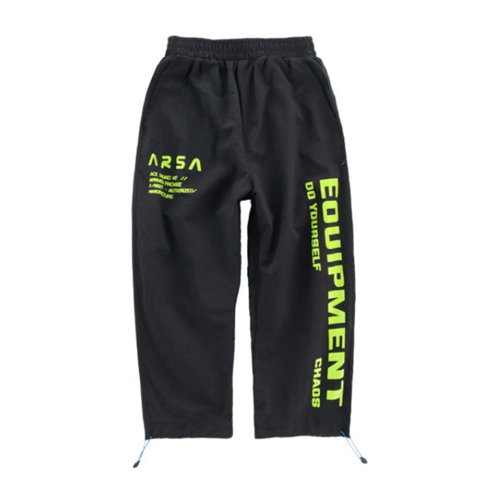 予約商品 キッズダンス衣装 縦ロゴ入りhiphopシャカシャカパンツ キッズ ダンス 衣装 シャカパン ヒップホップ ダンス衣装 ロングパンツ 発表会衣装 女の子 男の子 X0052 ダンス衣装の子供服tinygang
