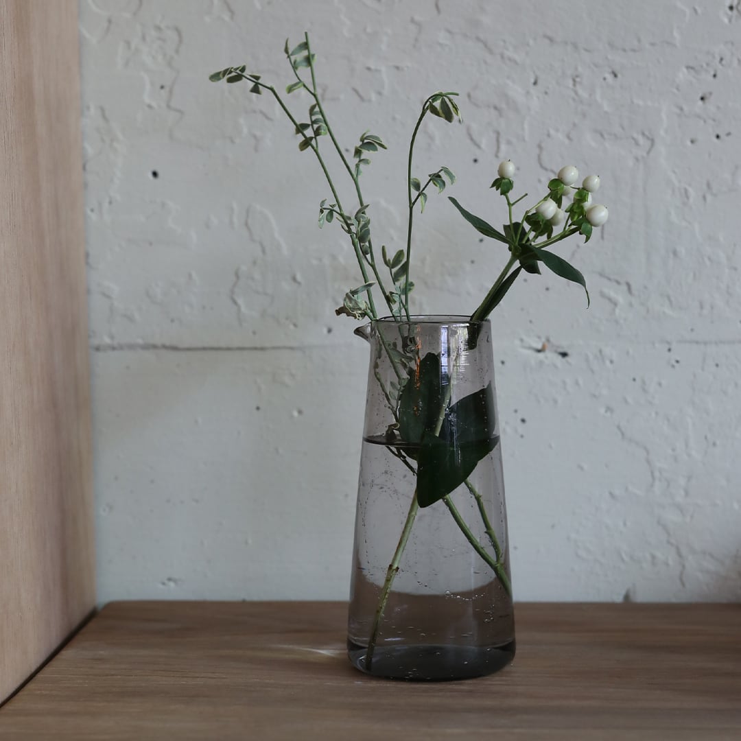 nora glassworks 甲田彩恵 (ノラグラスワークス) pitcher straight M