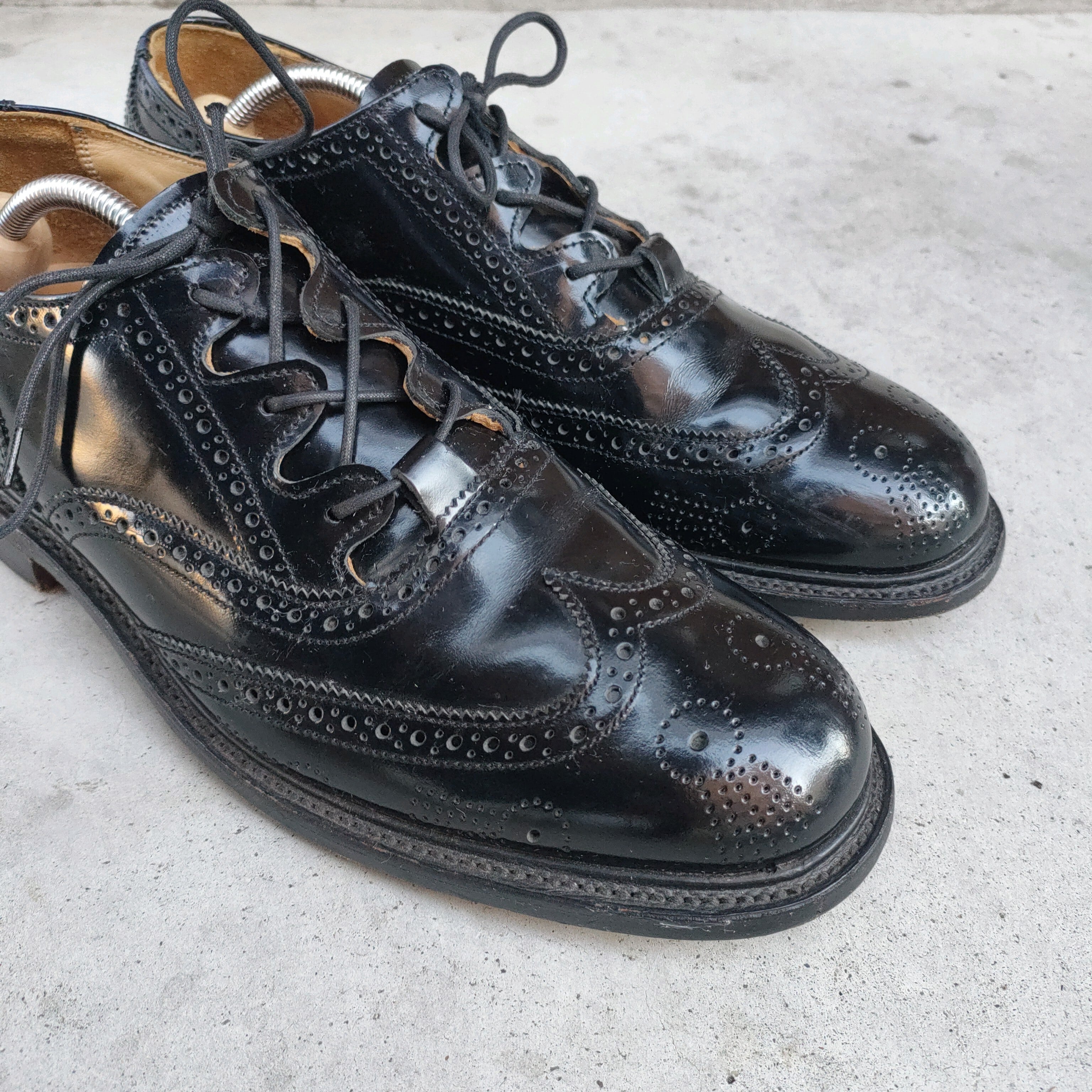 靴【美品】トリッカーズ  ウィングチップ 90’年代 ビンテージ