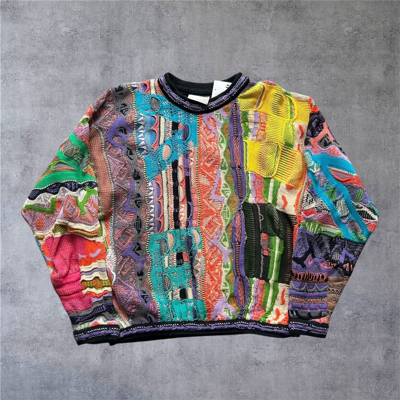 Good Color!!!! 1990s COOGIE 3D Cotton Knit【高円寺店】