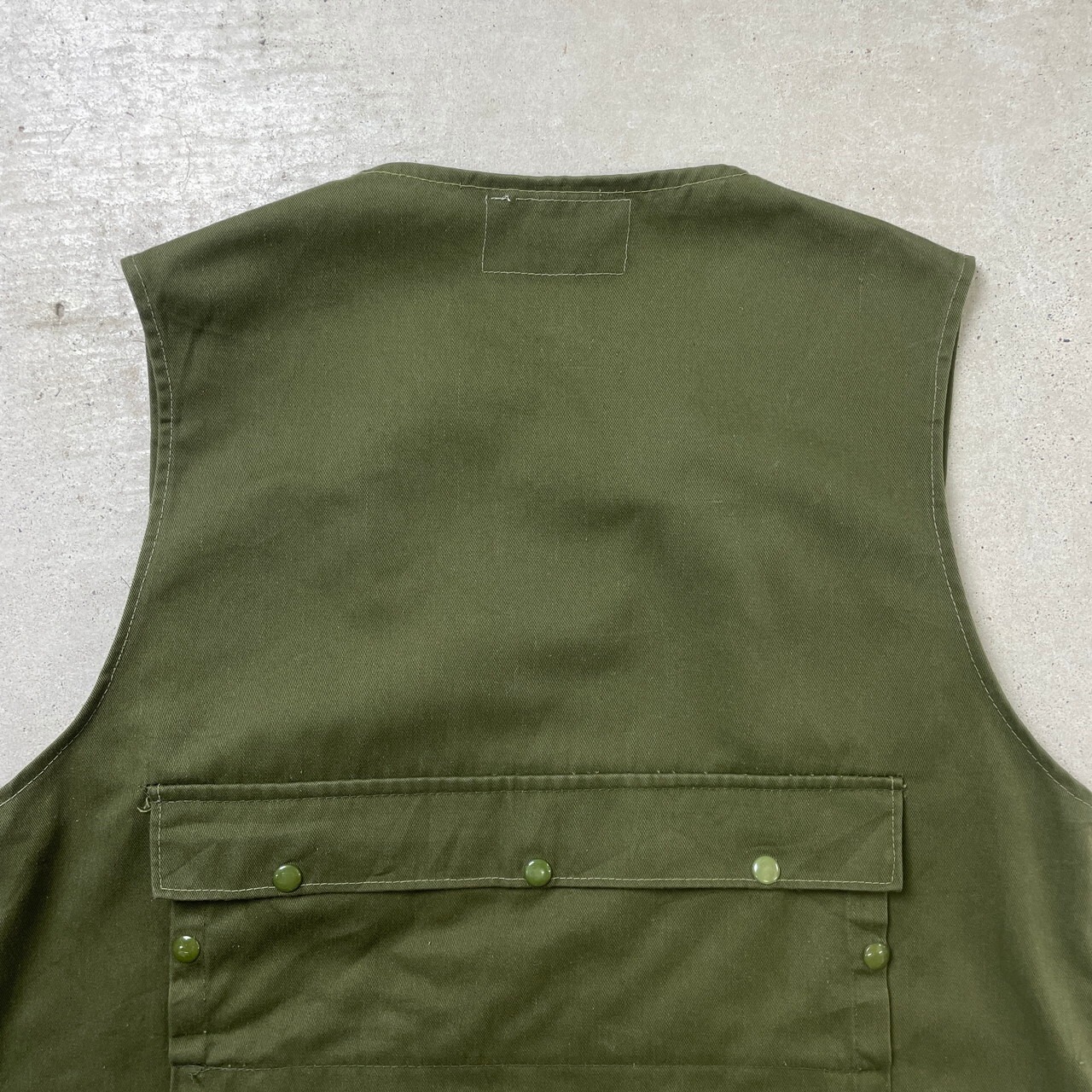 NASH INTERNATIONAL サファリベスト レディースL メンズM相当 古着 多 
