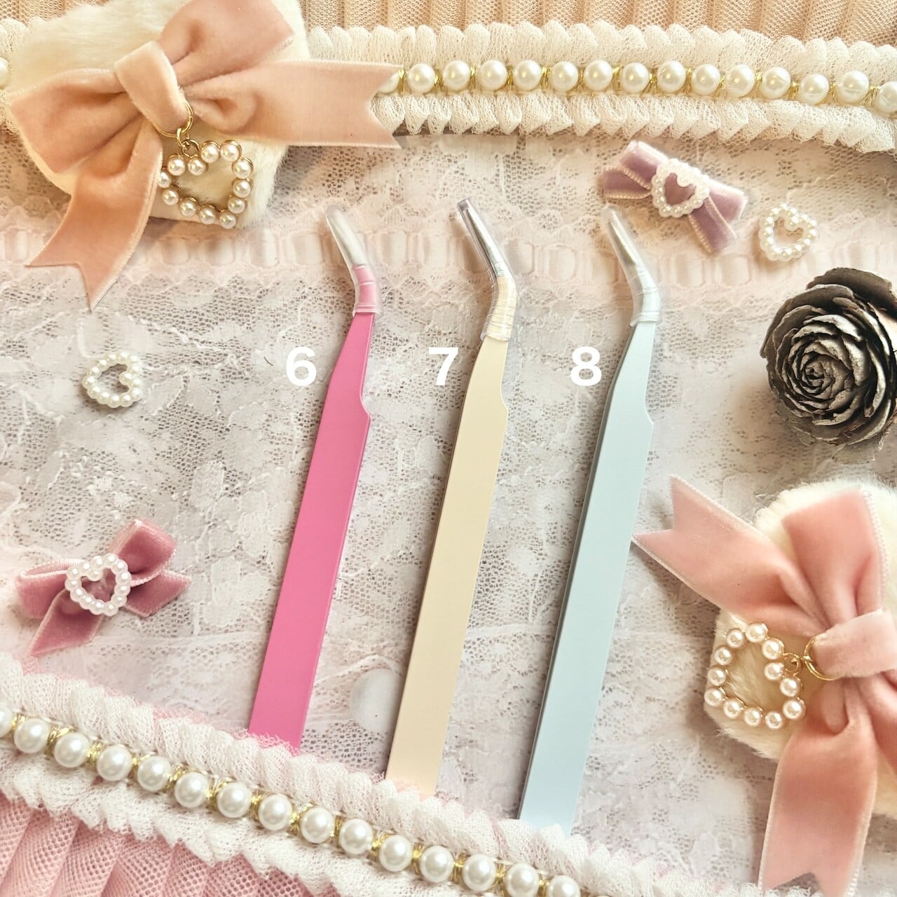 シンプル】DECO Tweezer by Mari Original（ピンセット）持ちやすい