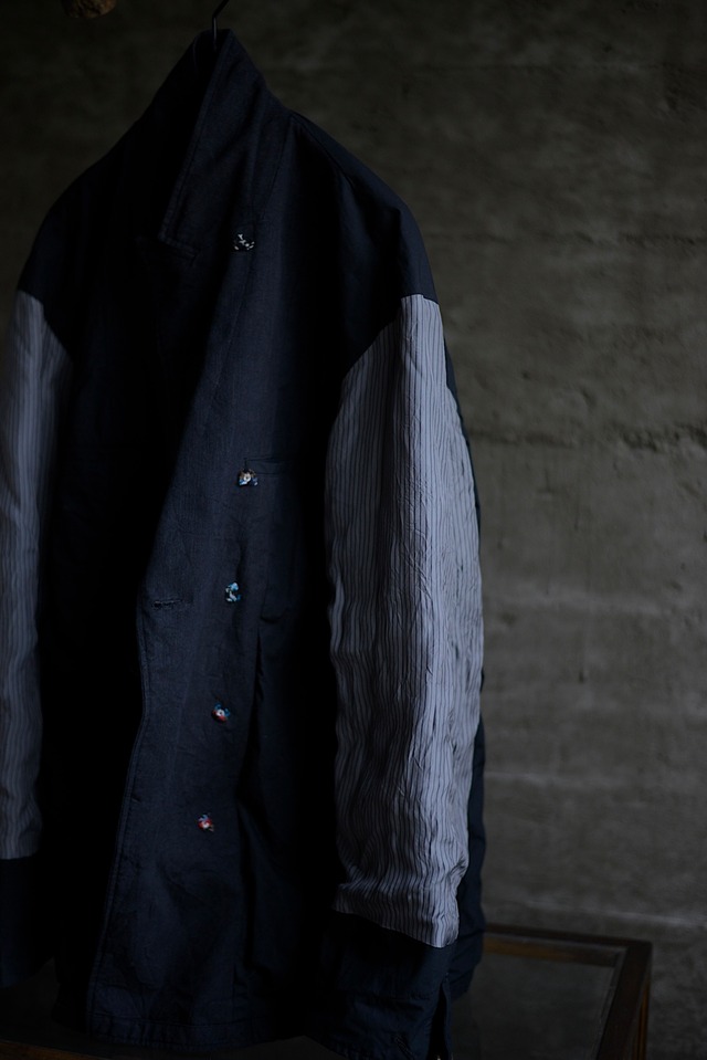 blackbird / double breasted director’s jacket (black)