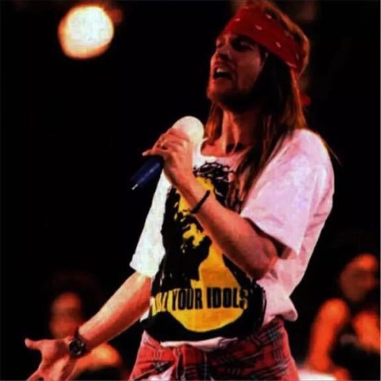 GUNS N' ROSES Axl Rose アクセルローズ ガンズアンドローゼズ Tシャツ ...