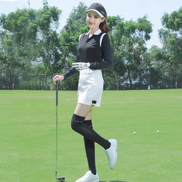PXG ゴルフウェア レディース ポロシャツ長袖 + スカート2セット