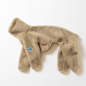 もこもこボアスーツ　beige（ベージュ） / イタグレ服