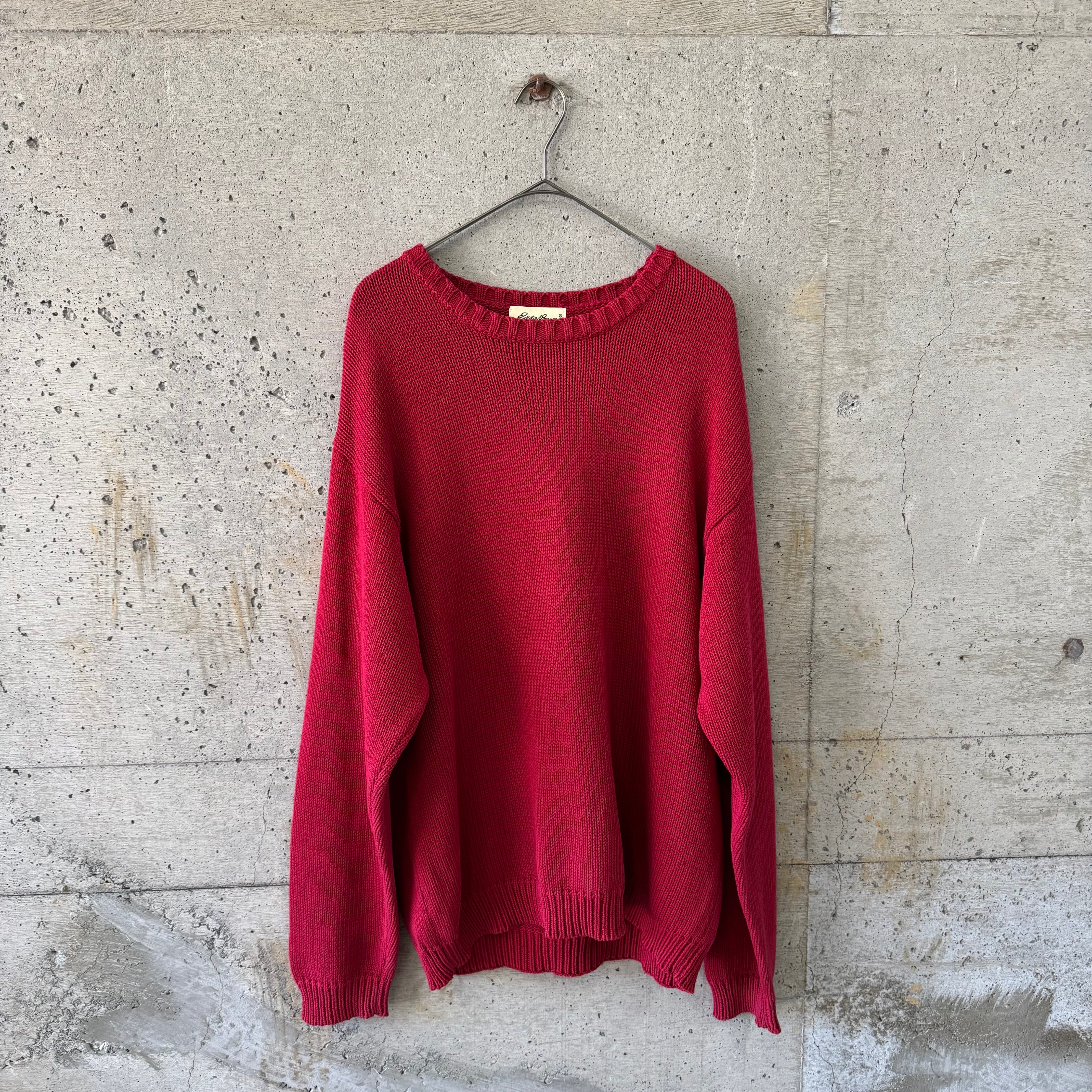 Red cotton knit