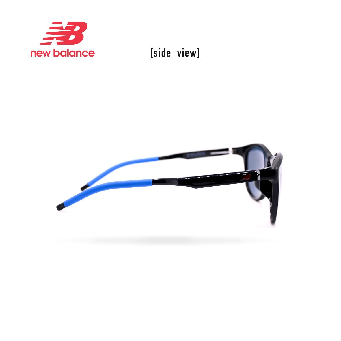 new balance/ 偏光サングラス：NB8104 C03/ ブラック-ブルーレンズ