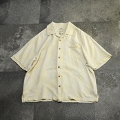 jacquard weave pattern silk aloha shirt