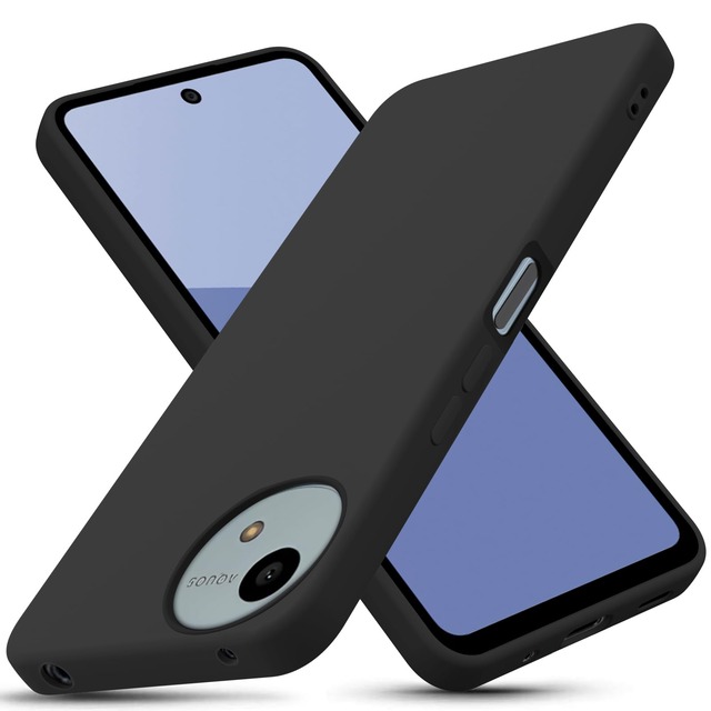 GTUJWN 対応 AQUOS Wish5 用の ケース 耐衝撃 薄型 TPU SH-52F シリコン カメラ保護 軽量