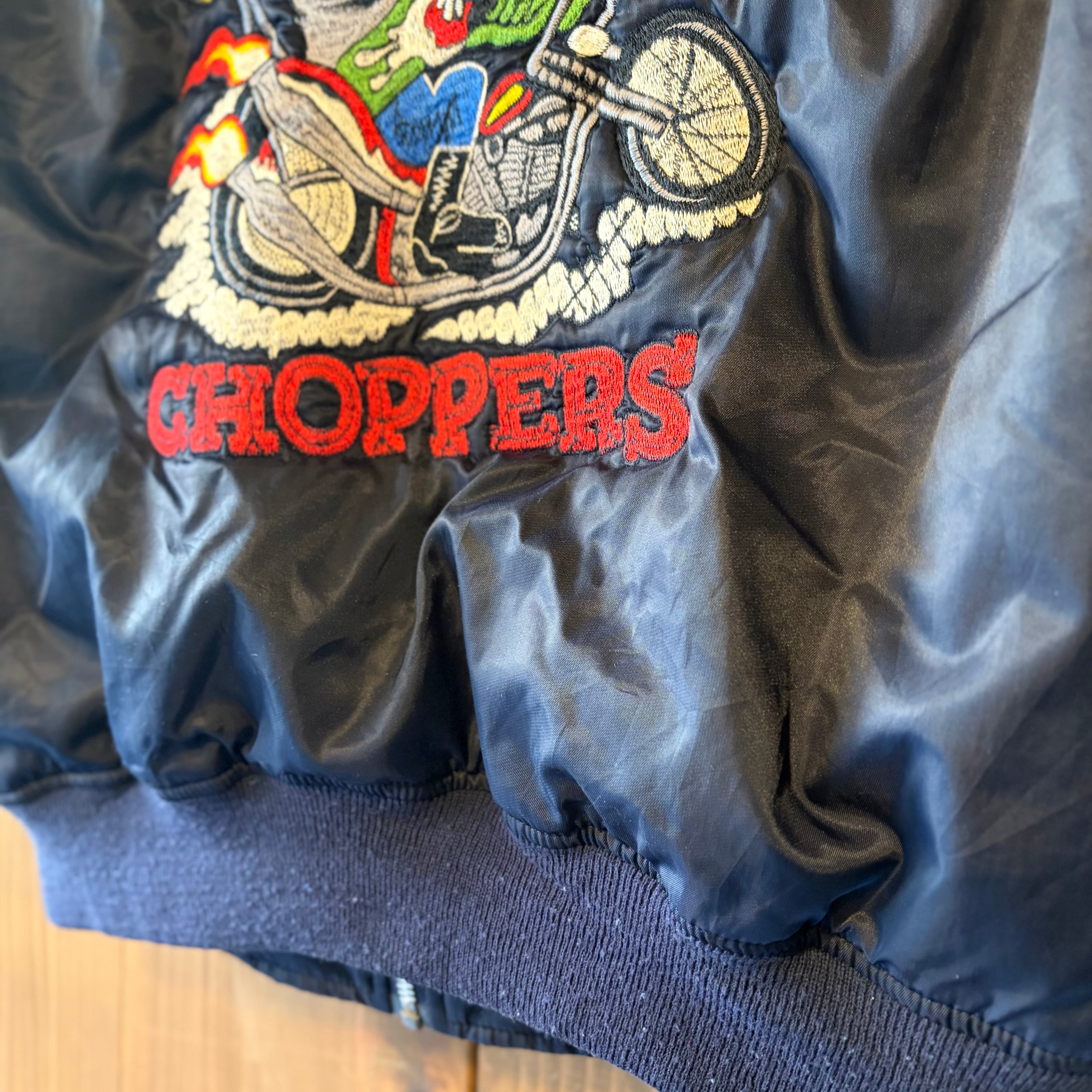 RAT FINK ダウンベスト フライトジャケット MA-1 ネイビー ボンバー