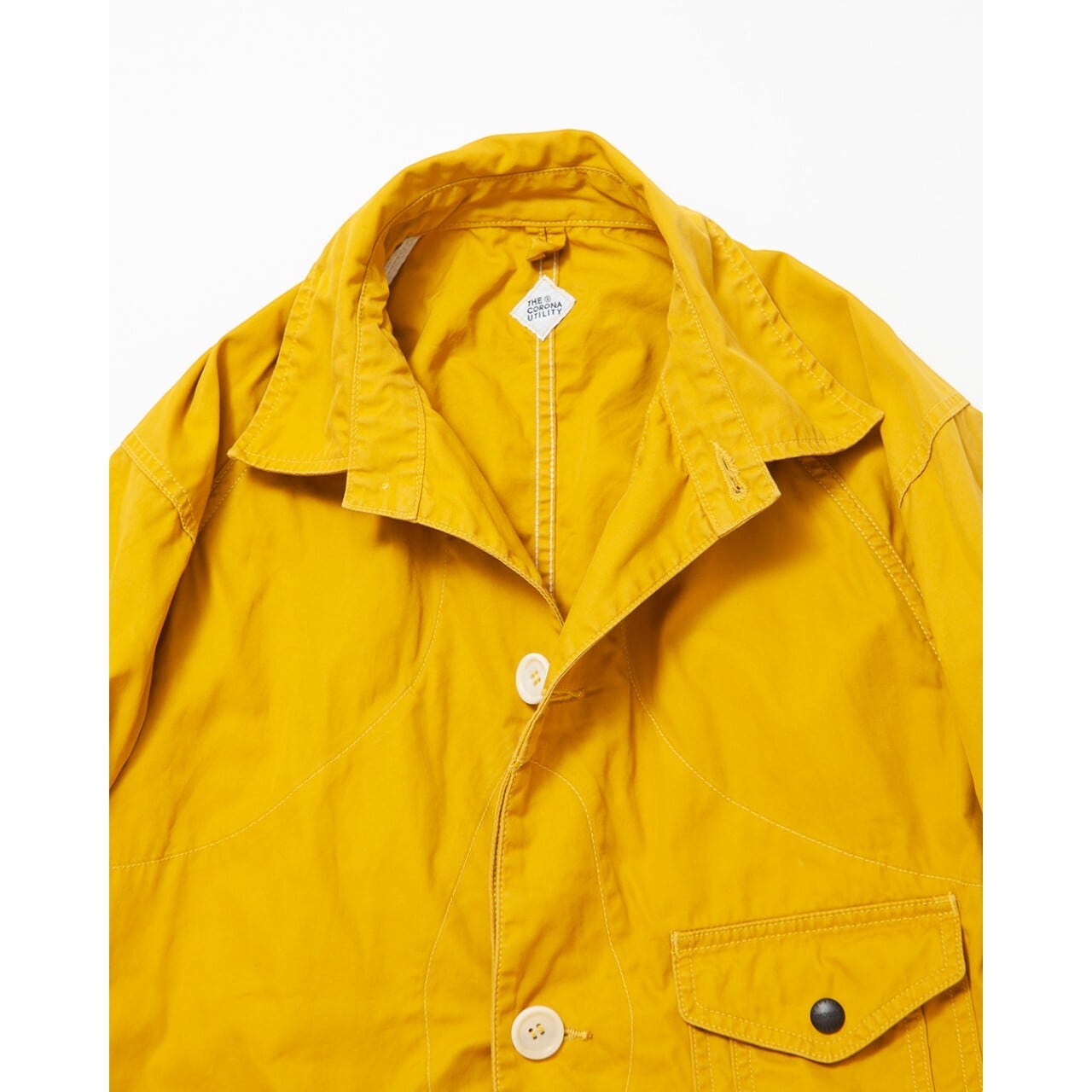 THE CORONA UTILITY / GAME JACKET COMBED YARN GABARDINE w/BIO-WASH