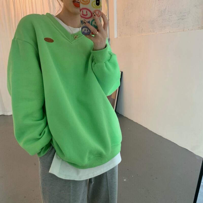 セーター レディースルーズベルベットグレージャケット トップス オータムウィンター 秋物 冬物 ブラックストロベリース92324181856