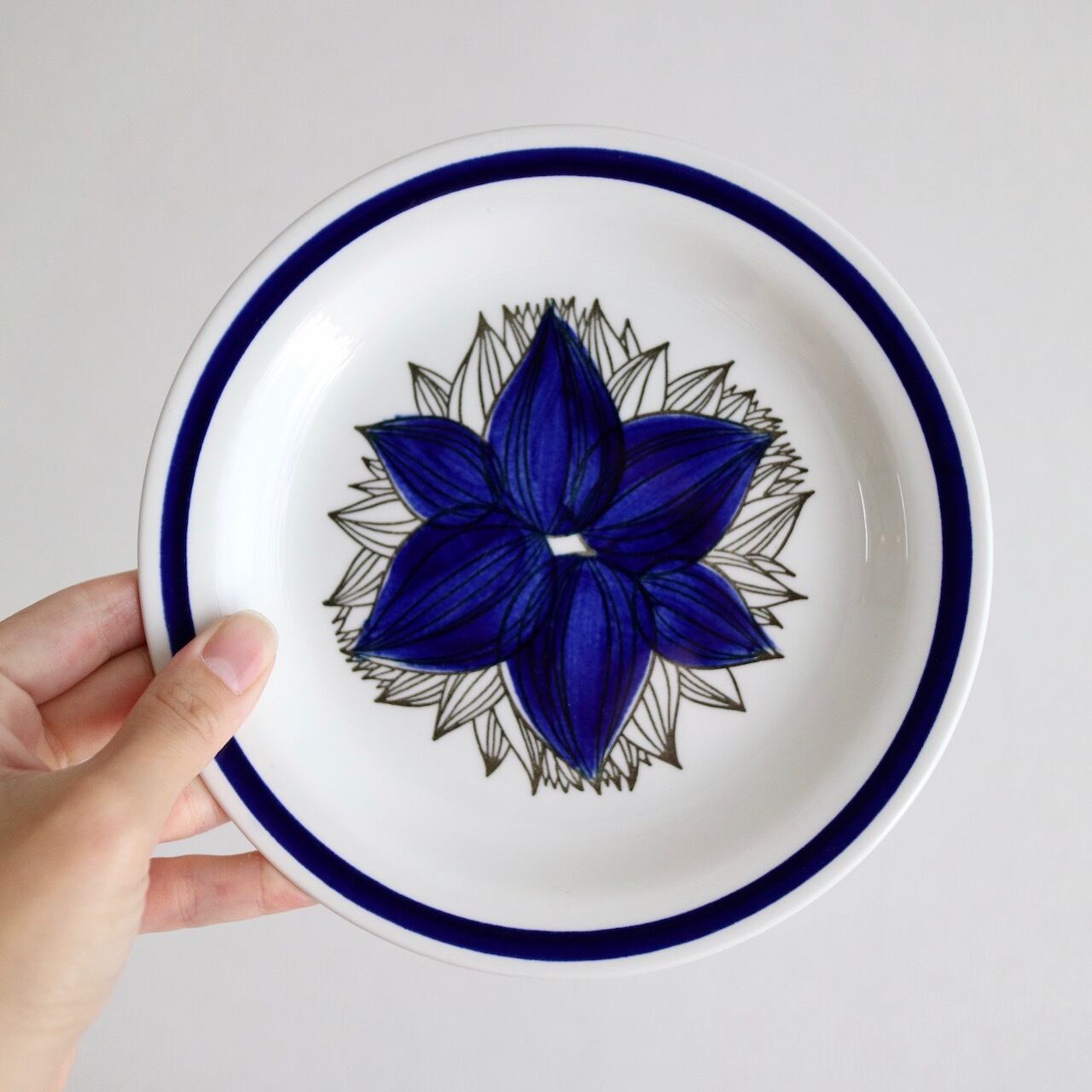 アンティーク ロールストランド プレート お皿 検/フランス ブルー