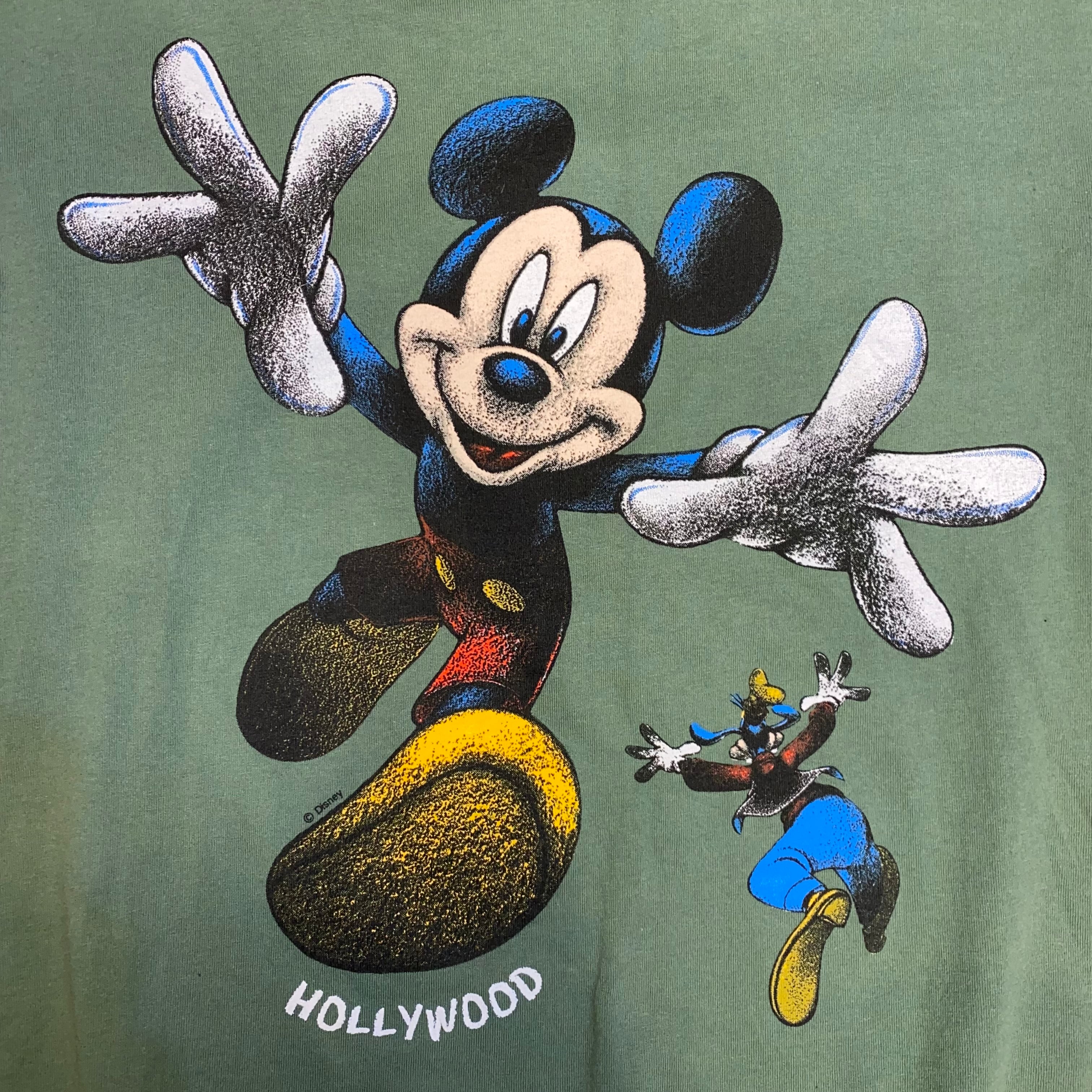 90s Disney Micky & Goofy tee ディズニー 90年代 Tシャツ | 古着屋 顏 ...
