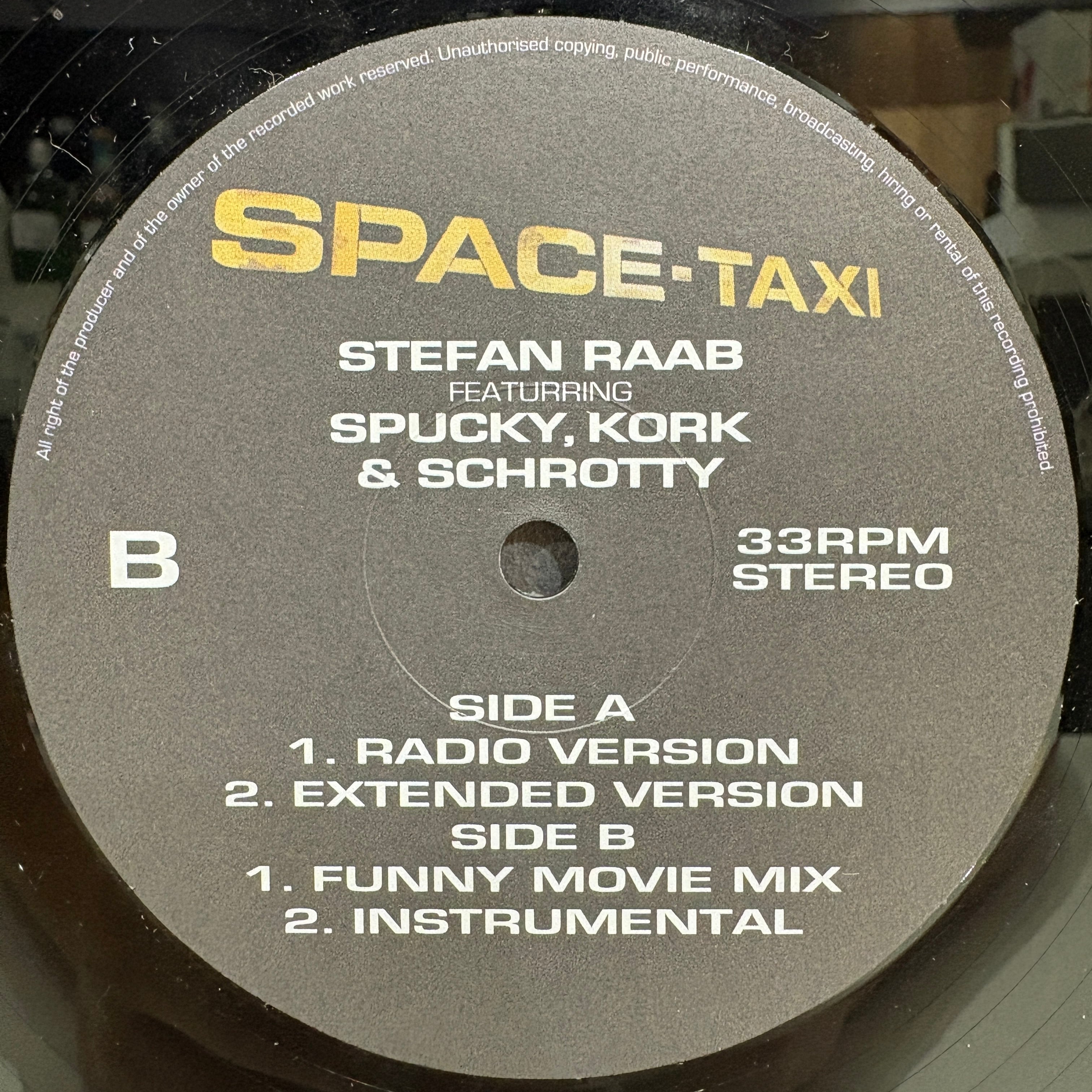 STEFAN RAAB / SPACE TAXI | 中古レコード通販｜HIPHOP・R&B・シティ