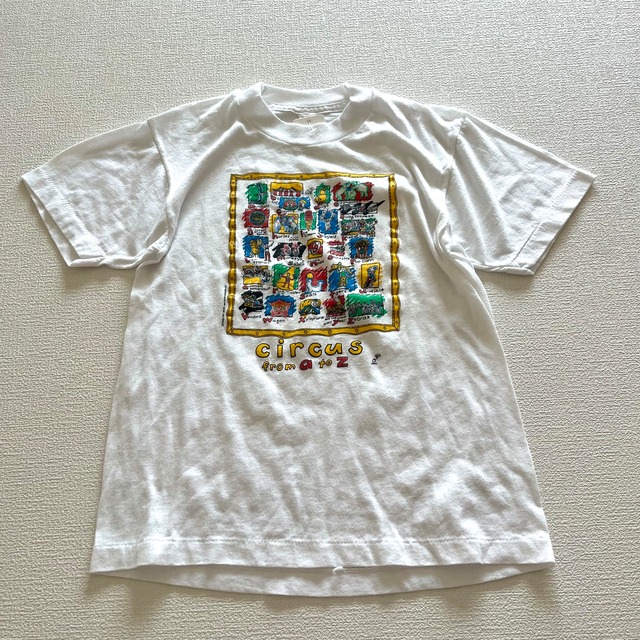 【130】kids vintage　T-shirt　/　circus