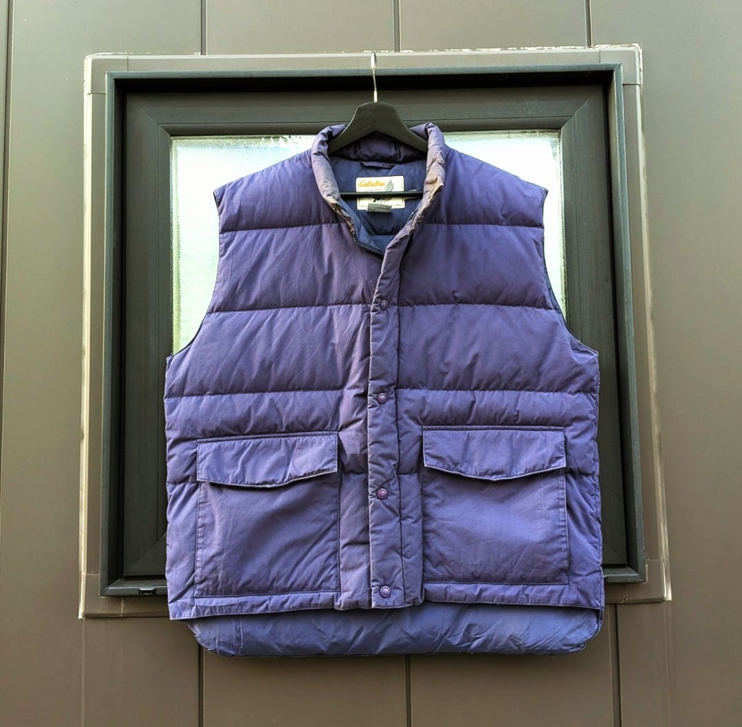 cabelas down vest 小岩店