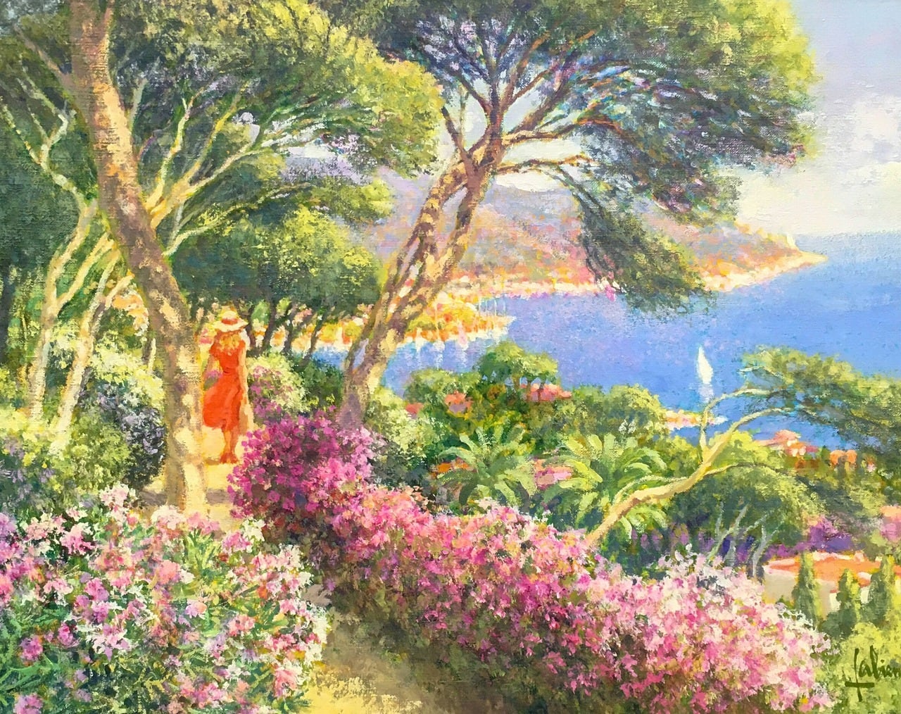 ｻﾝ ｼﾞｬﾝ ｶ ﾌﾗｯﾄの小道 | Gallery Enatsu 江夏画廊 | ハートウォー