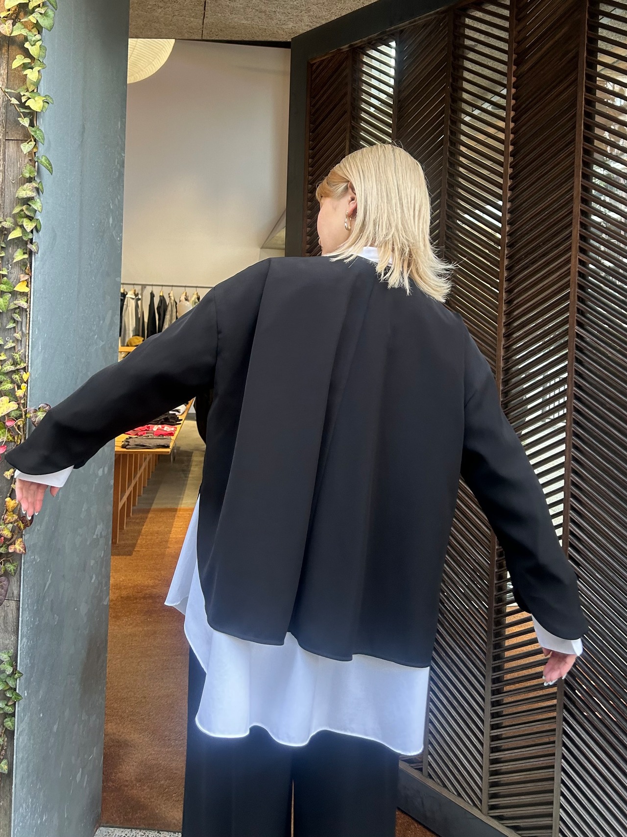 【25SS】ENFOLD エンフォルド /  ROUND CURVE JACKET / ジャケット - 4