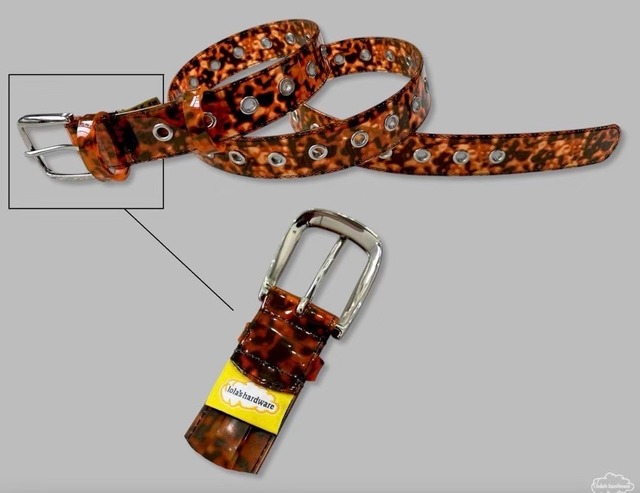 LOLA‘S HARDWARE / FURY PVC BELT / TIGER ORANGE