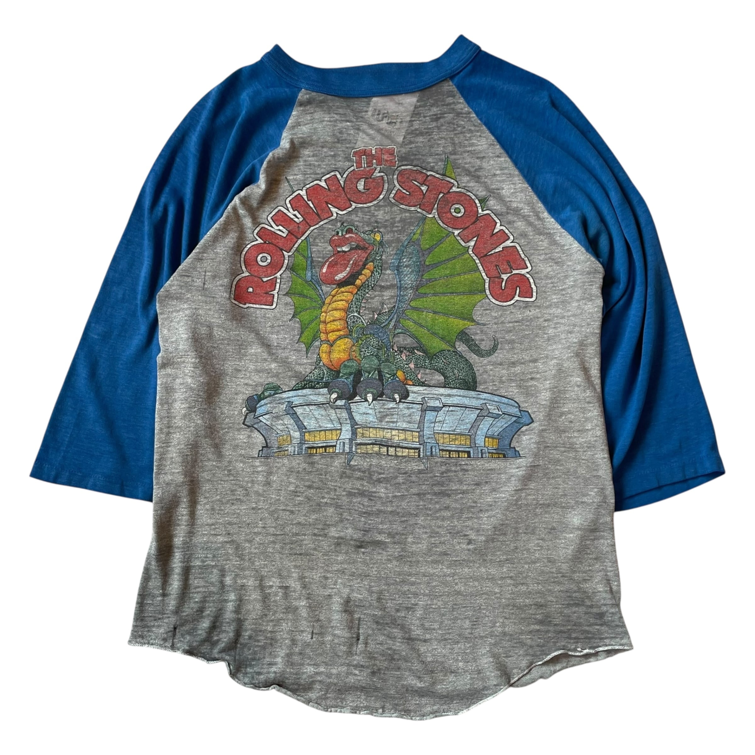 Special!!! 1981s THE ROLLING STONES "The American tour"raglan sleeve T-shirt