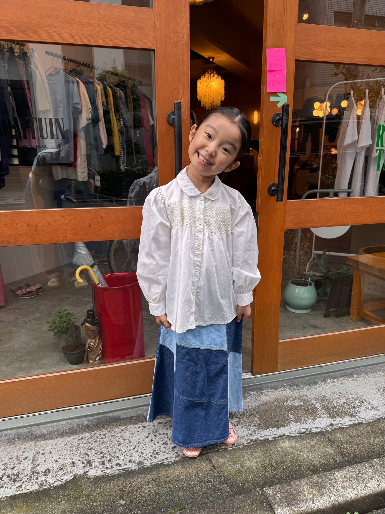 【kids】 NINO CERUTTI スモッキング刺繍ブラウス